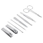 Ensemble de coupe - ongles en acier inoxydable, ciseaux coupe - ongles et d'orteils, 8 pi�ces