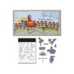 Ensemble de matrices de découpe et de tampons pour le scrapbooking et la fabrication de cartes Ensemble de matrices de découpe et de tampons pour le scrapbooking et la fabrication de cartes