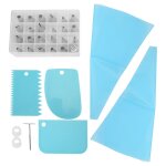Ensemble d'outils de dcoration de gteau buse de dcoration en acier inoxydable bricolage avec sac de ...