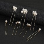 Ensemble de peignes latéraux en epingle a cheveux en forme de fleur de perle, accessoires pour cheveux ... Ensemble de peignes latéraux en epingle a cheveux en forme de fleur de perle, accessoires pour cheveux ...