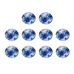 Ensemble de pendentifs en verre bleu pour bijoux diy - 30 pices, diffrentes tailles, fournitures artisanales ...