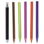 Ensemble de porte - mines 5, 6 mm dessin accessoires de remplacement avec recharges de couleur pour la ...