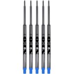 Ensemble de recharges pour stylo a bille waterman recharge de stylo a bille a pointe moyenne. set of ...