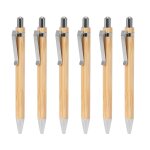 Ensembles de stylos a bille . instrument decriture en bois de bambou ( 10)
