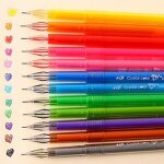 Ensemble de stylos gel 12 couleurs dessin anim pour etudiants, couleur etoile frache, mignon, papeterie ...