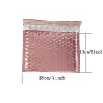 Enveloppe d'expédition de colis en bulle de plastique, sac en rose doré rembourré et imperméable, 50 ... Enveloppe d'expédition de colis en bulle de plastique, sac en rose doré rembourré et imperméable, 50 ...