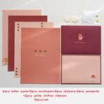 Enveloppes florales kawaii avec autocollants, 12 pièces / ensemble, cartes d'invitation de fête de mariage ... Enveloppes florales kawaii avec autocollants, 12 pièces / ensemble, cartes d'invitation de fête de mariage ...