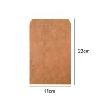 Enveloppes en papier kraft vintage, emballage kraft brun pour invitation et lettres, ensemble d'enveloppes ...