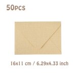 Enveloppe rtro bergame pour invitations de mariage, cartes postales en papier de haute qualit, fournitures ...