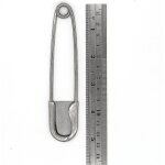 Epingles a nourrice, 12, 8 cm grandes epingles a nourrice paquet de 2 pour vtements en cuir toile couvertures ...