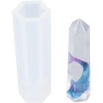 Ershi - lot de 10 moules en silicone pour moulage en rsine - 1 taille - pyramide hexagonale en cristal[3857] ...