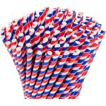 Ershi - lot de 100 pailles longues en papier, design des pays - bas, 16 cm de long, 7 mm de diamtre, ...