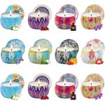 Ershi - lot de 12 coffret cadeau de bougies parfumes pour femme, cadeau aromathrapie pour femme pour ...