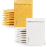 Ershi - lot de 20 enveloppes matelassées pour envoi, enveloppes a bulles kraft et blanc, différentes ... Ershi - lot de 20 enveloppes matelassées pour envoi, enveloppes a bulles kraft et blanc, différentes ...