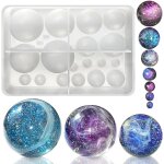 Ershi - lot de 20 moules en résine en forme de boule 3d en forme de boule ronde pour loisirs créatifs, ... Ershi - lot de 20 moules en résine en forme de boule 3d en forme de boule ronde pour loisirs créatifs, ...
