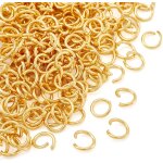 Ershi - lot de 200 anneaux ouverts en acier inoxydable de 8 mm pour fabrication de bijoux, colliers, ...
