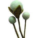 Ershi - lot de 3 fleurs décoratives en feutre faites a la main pour des créations personnalisées, cadeau ... Ershi - lot de 3 fleurs décoratives en feutre faites a la main pour des créations personnalisées, cadeau ...