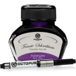 Ershi - fluids aubergine - encre d'criture avec convertisseur, encre de stylo plume, aubergine 30ml[490] ...
