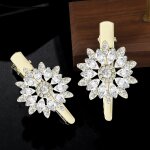 Ershi - pinces a cheveux, 2 pices barrettes pinces a cheveux pinces a cheveux en cristal pour invits ...