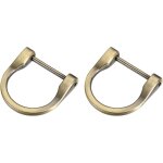 Eryi - fer a cheval anneaux en d (29mm) 2pcs visser forme u boucles manille - pour voiture clés porte ... Eryi - fer a cheval anneaux en d (29mm) 2pcs visser forme u boucles manille - pour voiture clés porte ...