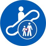 Escalateur tenez les enfants - 20cm - sticker / autocollant
