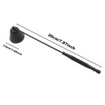 Eteignoir a bougie a tube droit en acier inoxydable, coupe - mche, couvercle de bougie, outils a main, ...