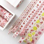 Etiquettes autocollantes de bande de masquage scrapbook planificateur, 5 / 8 pièces / lot, bande washi ... Etiquettes autocollantes de bande de masquage scrapbook planificateur, 5 / 8 pièces / lot, bande washi ...