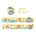 Etiquette autocollante scrapbooking, 24 pi�ces / lot, bande adh�sive d�corative mignonne washi pour journal ...