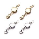 Fermoirs magntiques a bijoux pour collier bracelet, fermoir mousqueton systme a visser, boucle de connexion ...