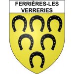 Ferrières - les - verreries 34 ville stickers blason autocollant adhésif - taille : 8 cm Ferrières - les - verreries 34 ville stickers blason autocollant adhésif - taille : 8 cm