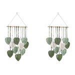 Feuille de macram tenture murale boho chambre home decor