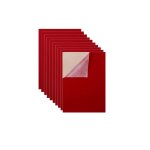 Feuilles de tissu en feutre auto - adhsives, doublure en velours avec support collant, 10 pices, rouge ...