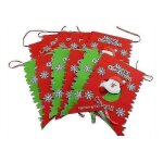 De feutre et ruban banni�re de no�l pour la d�coration de no�l