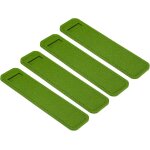 Feutre stylo bote 4 paquet crayon sac mini poche protection stockage manchon pochette support, vert