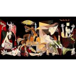 Figurines de peintures sur toile de picasso, affiches et imprims d'art mural clbres, dcoration de ...