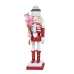 Figurine de soldat de no�l en bois casse - noisette, jouet d�coratif pour les f�tes de no�l, etag�res, ...