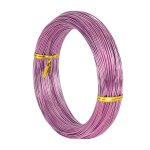 Fil en aluminium de calibre 18, 1 mm, fil mtallique pliable de 50 m pour sculpture, modlisme de vlo, ...