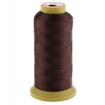 Fil a coudre pour cheveux, décoration d'extension de cheveux, marron foncé Fil a coudre pour cheveux, décoration d'extension de cheveux, marron foncé