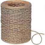 Fil de papier en papier naturel macram pour bouquets, nol / mariage