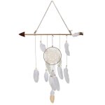 Flèche de cupidon en forme plume dream catcher tenture murale décoration maison string ornement Flèche de cupidon en forme plume dream catcher tenture murale décoration maison string ornement