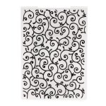 Flower vine plastique emreliefing folder template moule scrapbook paper card making