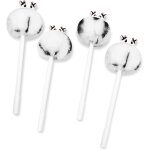 Fluffy fur gel pen pom pom lait vache peluche lovely 0. 5mm pen school office home stationery accessoires ...