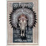 Foo fighters - sioux falls 2023 - signed by scott james / numbered taille : 45x60cm - affiche - envoie ...