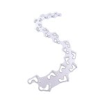 Footprints winding road metal cutting dies stencil diy scrapbooking template