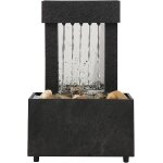 Fountaine a eau sur table, fontaine en cascade avec des roches de rivière naturelle, fontaine de table ... Fountaine a eau sur table, fontaine en cascade avec des roches de rivière naturelle, fontaine de table ...