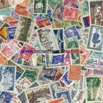 France 400 timbres neufs * * avec un classeur luxe en cuir de 32 pages
