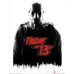 Friday the 13th - jason voorhees - art print - 30x40cm - affiche / poster envoi en tube