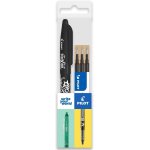 Frixion fr7 stylo roller effaable heat / friction pointe moyenne 0, 7 mm 1 stylo + 3 recharges (noir) ...