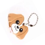 Super funky chien avec rose noeud papillon key caps key identifier caps key covers