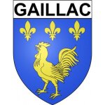 Gaillac 81 ville stickers blason autocollant adh�sif - taille : 17 cm